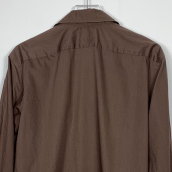 Allyn St. George Brown Long Sleeve Button Up Shirt - Picture 5 of 8